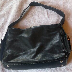 Perlina New York Black Shoulder Bag